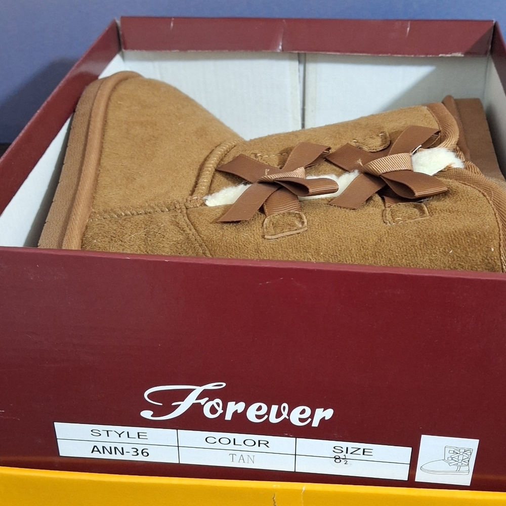 Forever Tan Ankle Boots